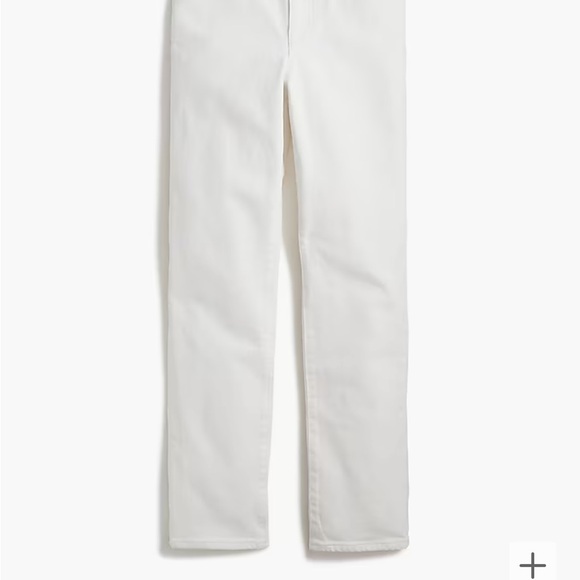 J. Crew essential straight jeans. White size 29. New with tags - Picture 2 of 5